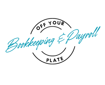 Plate outline with Off Your Plate Bookkeeping and Payroll